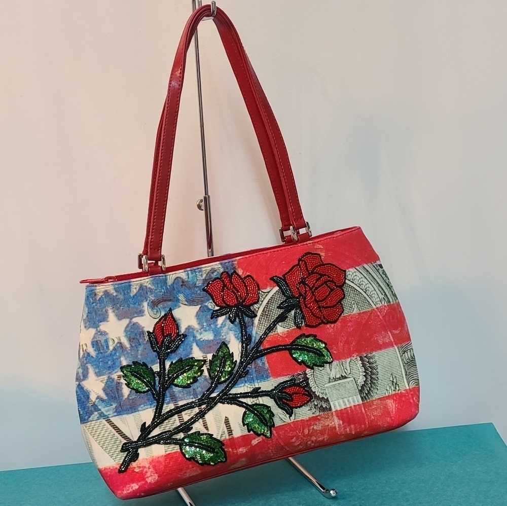 Isabella Fiore Printed Handbag